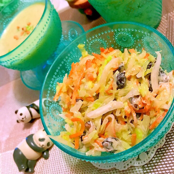 旨みたっぷり!納豆コールスロー